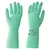Перчатки латексные КЩС, сверхпрочные, плотные, хлопковое напыление, размер 7 S, малый, зеленые, HQ Profiline, 73580, фото 1