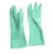 Перчатки латексные КЩС, сверхпрочные, плотные, хлопковое напыление, размер 7,5-8 M, средний, зеленые, HQ Profiline, 73583, фото 8