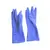 Перчатки латексные КЩС, сверхпрочные, плотные, хлопковое напыление, размер 9,5-10 XL, очень большой, синие, HQ Profiline, 74736, фото 8
