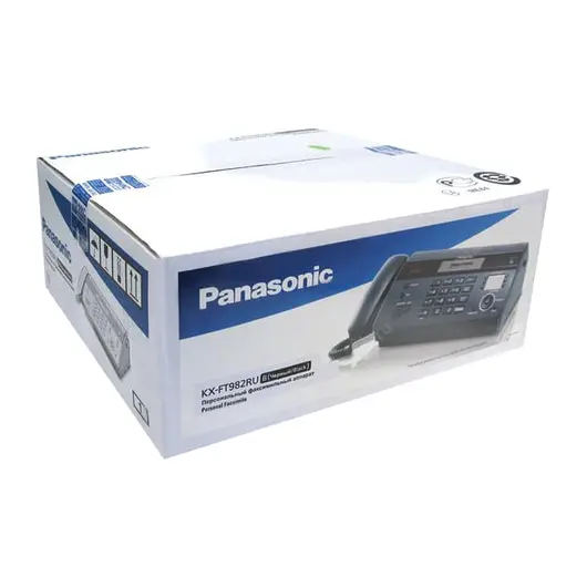 Факс PANASONIC KX-FT982RUB, термобумага (рулон), монитор, справочник 100 номеров, фото 2
