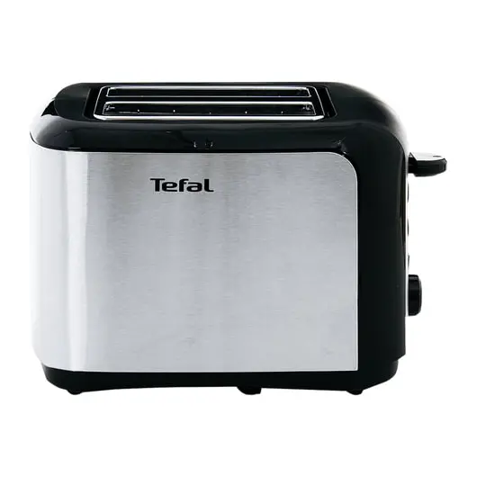 Тостер TEFAL TT356131, 850 Вт, функция разморозки, нержавеющая сталь, серебристый/черный, фото 3