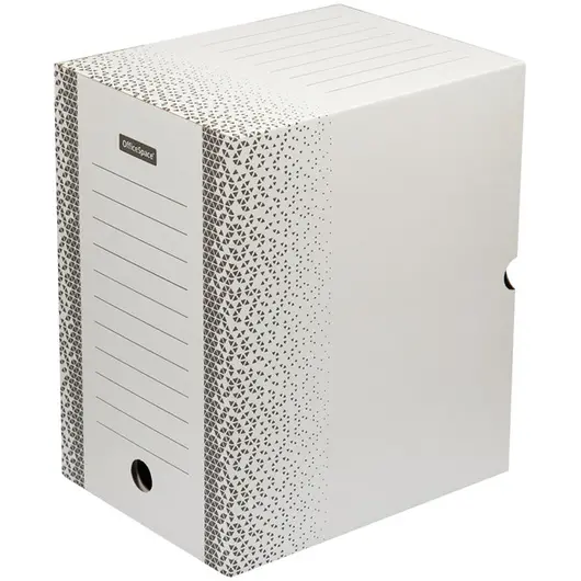 Короб архивный с клапаном OfficeSpace &quot;Standard&quot; плотный, микрогофрокартон, 200мм, белый, до 1800л., фото 1