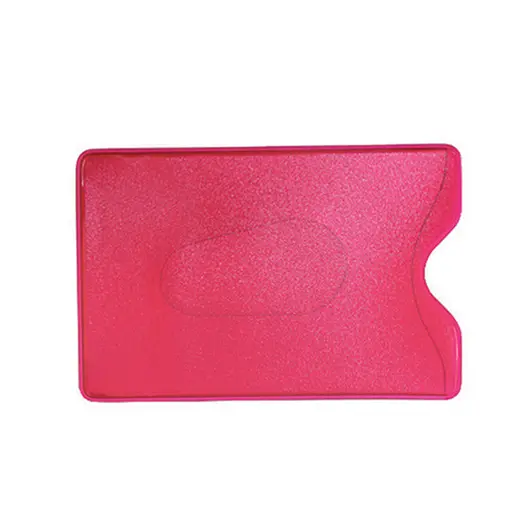 Обложка-карман для карт и пропусков ДПС 64*96мм, ПВХ, розовый, фото 1