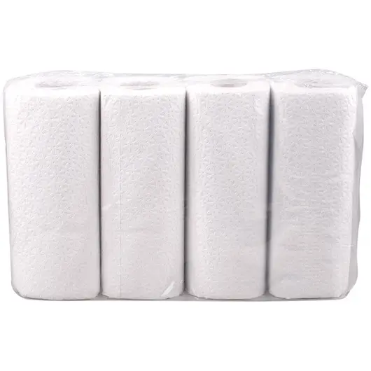 Полотенца бумажные в рулонах Veiro Professional &quot;Comfort&quot;, 2-слойные, 12,5м/рул,25*22, белые, 4шт., фото 1