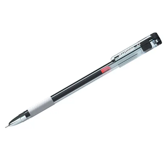 Ручка гелевая Berlingo &quot;Standard&quot; черная, 0,5мм, грип, игольчатый стержень, фото 1