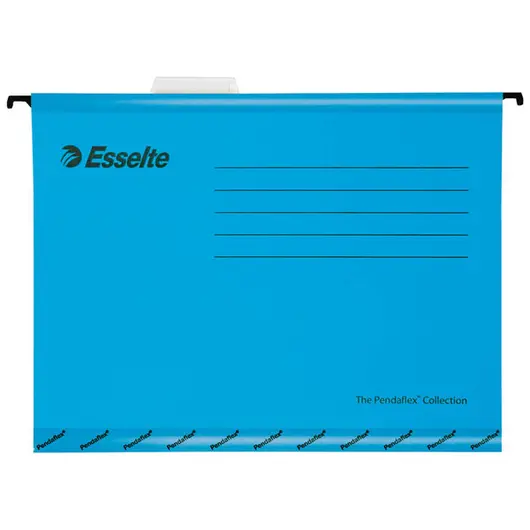 Подвесная папка Esselte &quot;Pendaflex Plus Foolscap&quot;, 240*412мм, картон, 210г/м2, синяя, фото 1