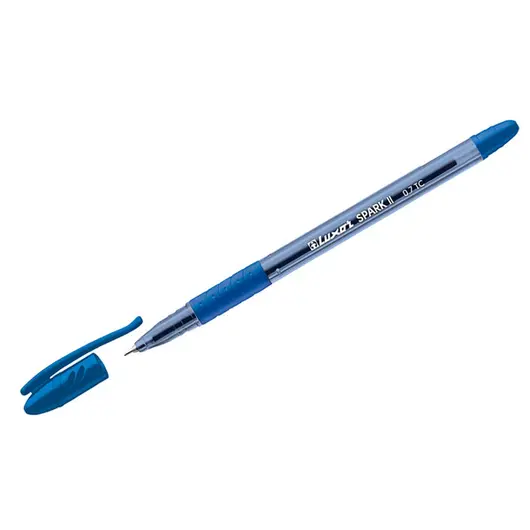 Ручка шариковая Luxor &quot;Spark II&quot; синяя, 0,7мм, грип, фото 1