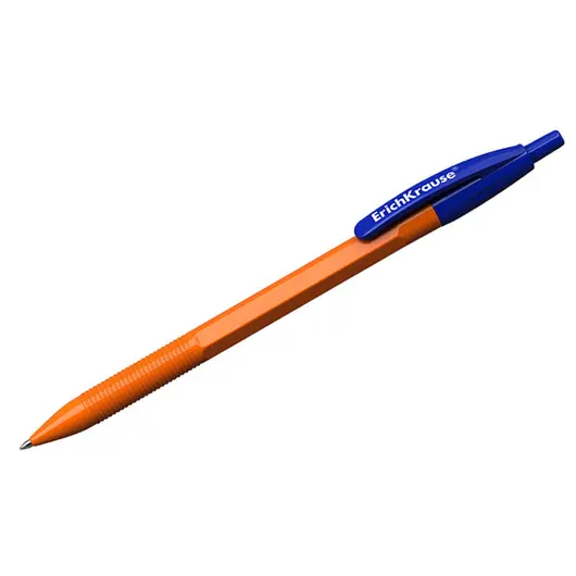 Ручка шариковая автоматическая Erich Krause &quot;R-301 Orange Matic&quot; синяя, 0,7мм, фото 1