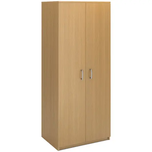 Шкаф для одежды двухдверный с горизонтальной штангой МФ Виско Стиль/Бук, 820*580*2030, фото 1