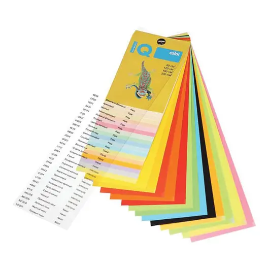 Бумага IQ color БОЛЬШОЙ ФОРМАТ (297х420 мм), А3, 160 г/м2, 250 л., интенсив, солнечно-желтая, SY40, фото 3