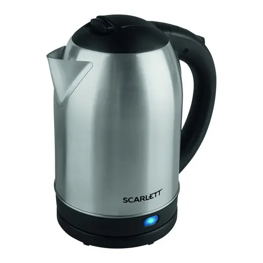 Чайник электрический Scarlett SC-EK21S59, 1,8л, 1800Вт, нержавеющая сталь, фото 1