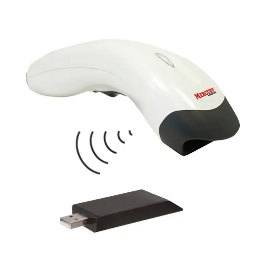 Сканер штрихкода MERCURY CL-200, беспроводной, противоударный, USB (RS), серый, фото 1