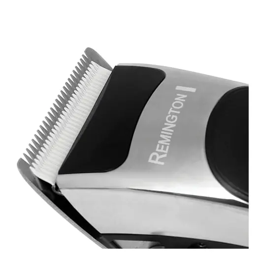 Машинка для стрижки волос REMINGTON HC363C, 10 установок длины, 8 насадок, аккумулятор+сеть, черная, фото 4