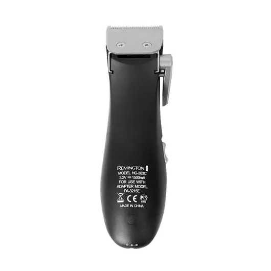 Машинка для стрижки волос REMINGTON HC363C, 10 установок длины, 8 насадок, аккумулятор+сеть, черная, фото 3