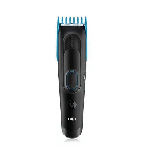 Машинка для стрижки волос BRAUN HC5010, 8 установок длины (3-24 мм), сеть+аккумулятор, черный, фото 2