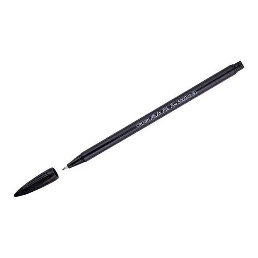 Ручка капиллярная Crown &quot;MultiPla&quot; черная, 0,3мм, фото 1