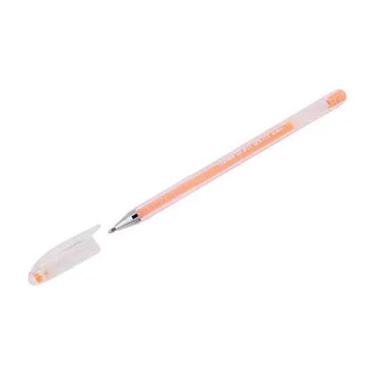 Ручка гелевая Crown &quot;Hi-Jell Pastel&quot; оранжевая пастель, 0,8мм, фото 1