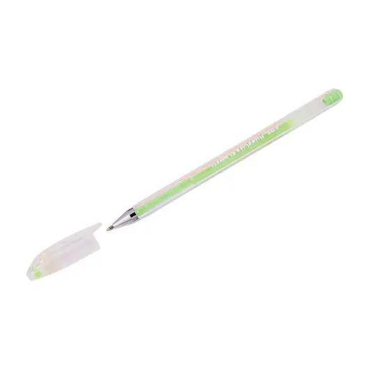 Ручка гелевая Crown &quot;Hi-Jell Pastel&quot; зеленая пастель, 0,8мм, фото 1