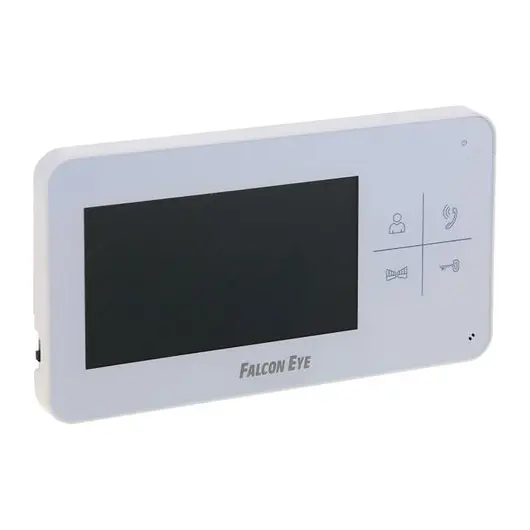 Видеодомофон FALCON EYE FE-40C, дисплей 4,3&quot; TFT; сенсорные кнопки, белый, 00-00109343, фото 1