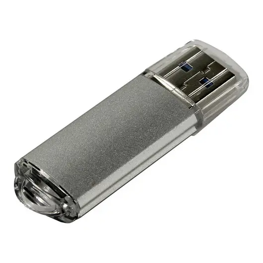 Память Smart Buy &quot;V-Cut&quot; 128GB, USB 3.0 Flash Drive, серебристый (металл.корпус), фото 1
