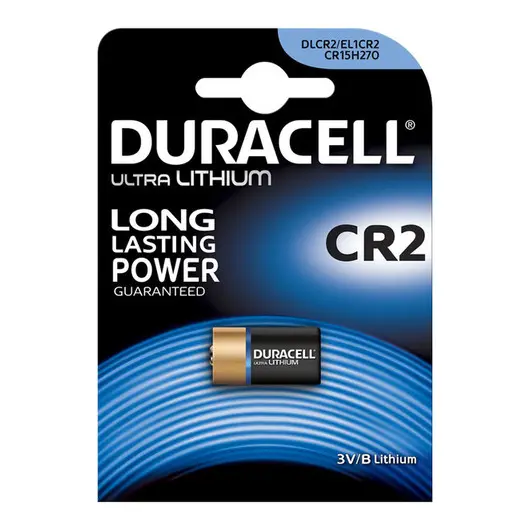 Батарейка Duracell CR2 3V литиевая, 1BL, фото 1