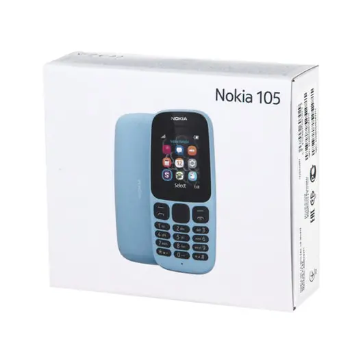 Телефон мобильный NOKIA 105 DS, TA-1034, 2 SIM, 1,8&quot;, черный, A00028315, фото 7