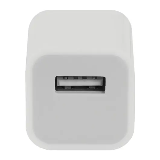 Зарядное устройство сетевое (220 В) DEFENDER EPA-01, 1 порт USB, выходной ток 1 А, белое, пакет, 83523, фото 2