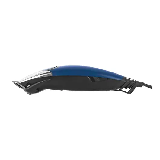 Машинка для стрижки волос SUPRA HCS-720, 5 установок длины, 1 насадка, сеть, пластик, синий/черный, фото 6