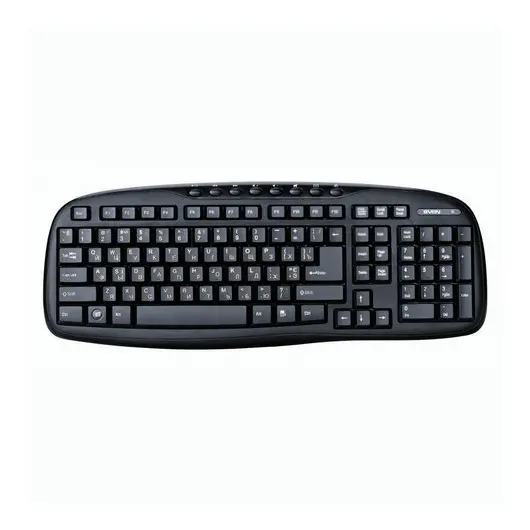 Набор беспроводной SVEN Comfort 3400, клавиатура 112 клавиш, мышь 5 кнопок + 1 колесо-кнопка, черный, SV-03103400WB, фото 3