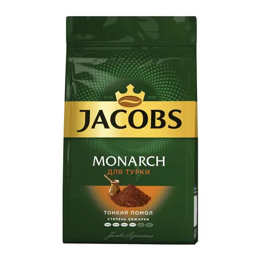 Кофе молотый JACOBS MONARCH (Якобс Монарх) для заваривания в чашке, 150 г, вакуумная упаковка, 65690, фото 1