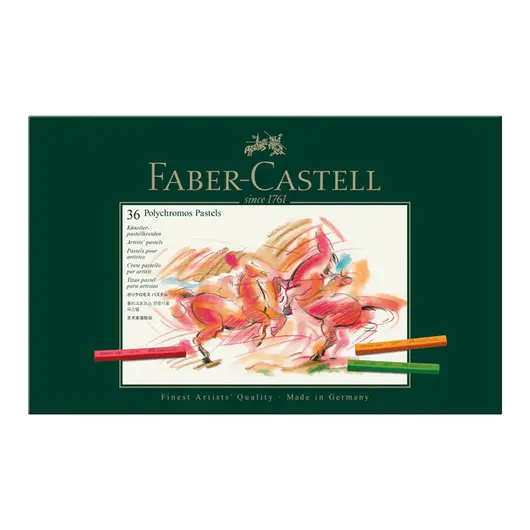 Пастель художественная Faber-Castell &quot;Polychromos&quot; 36цв., картон. упак., фото 1