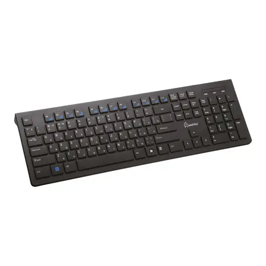 Клавиатура Smartbuy Slim 206, USB мультимедийная, черный, фото 1