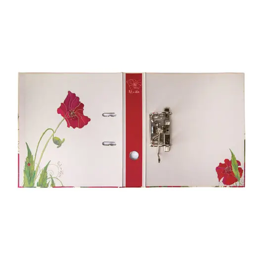 Папка-регистратор 70 мм, &quot;Red on White&quot;, 2-х стороняя запечатка, ПР4 10641, V119785, фото 2