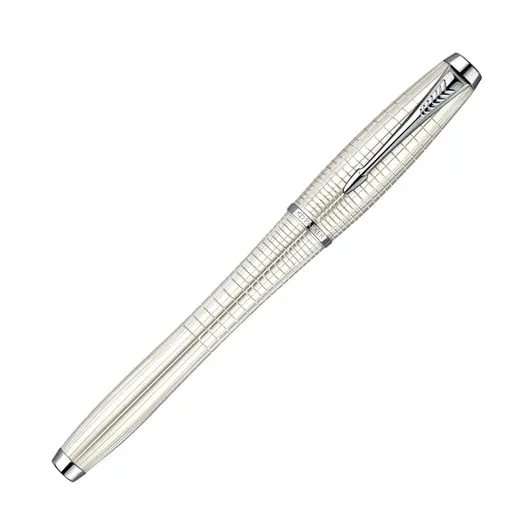 Ручка-роллер подарочная PARKER &quot;Urban Premium Pearl Metal Chiselled CT&quot;, жемчужный лак, хромированные детали, черная, S0911440, фото 2