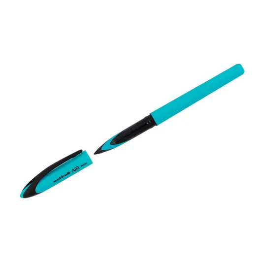 Ручка-роллер Uni &quot;Uni-Ball Air UBA-188E&quot; синяя, 0.5 мм, голубой корпус, фото 1