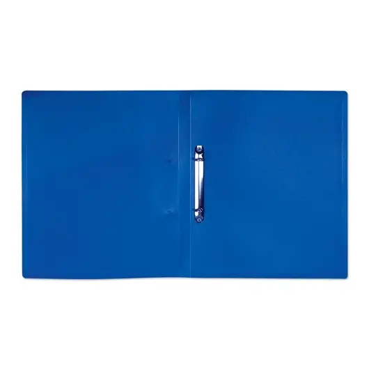 Папка на 2 кольцах БЮРОКРАТ, 18 мм, синяя, до 70 листов, 0,4 мм, 816542, фото 2