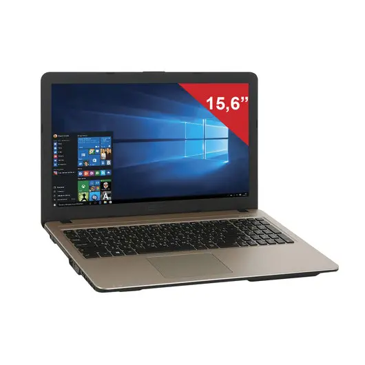 Ноутбук ASUS X540LA, 15,6&quot;, INTEL i3-5005U 2 ГГц, 4 ГБ, 500 ГБ, NO DVD, INTEL HD, Windows 10 Home, черный, 90NB0B01-M24520, фото 1