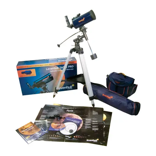Телескоп LEVENHUK Strike 1000 PRO, катадиоптрик, 3 окуляра, ручное управление, полупрофессиональный, 37365, фото 4