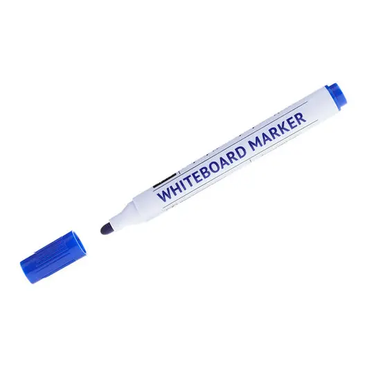 Маркер для белых досок OfficeSpace синий, пулевидный, 2,5мм, фото 1