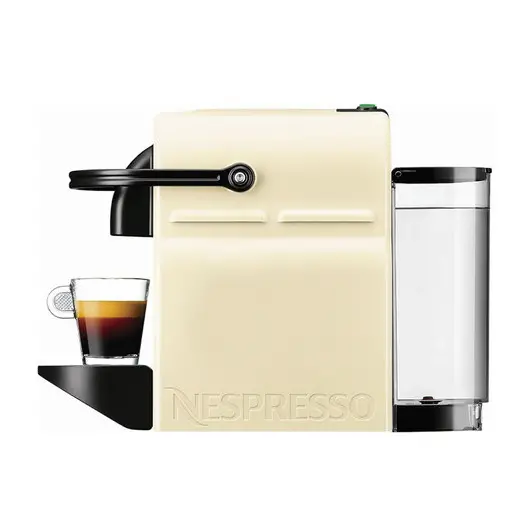 Кофемашина капсульная DELONGHI Nespresso EN 80.CWAE, 1260 Вт, объем 0,8 л, капучинатор, бежевая + капсулы 14 шт., EN80.CWAE, фото 4