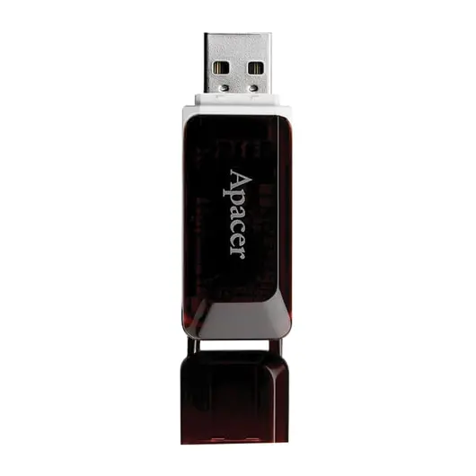 Флэш-диск 8 GB, APACER Handy Steno AH321, USB 2.0, карминно-красный, AP8GAH321R-1, фото 3