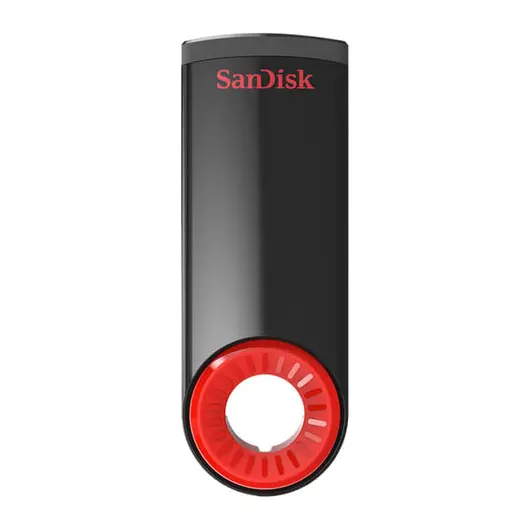 Флэш-диск 16 GB, SANDISK Cruzer Dial, USB 2.0, черный/красный, SDCZ57-016G-B35, фото 1
