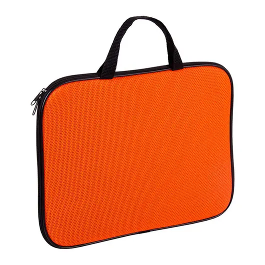 Папка-сумка с ручками А4, 1 отделение на молнии Color  Zone, оранжевый, фото 1