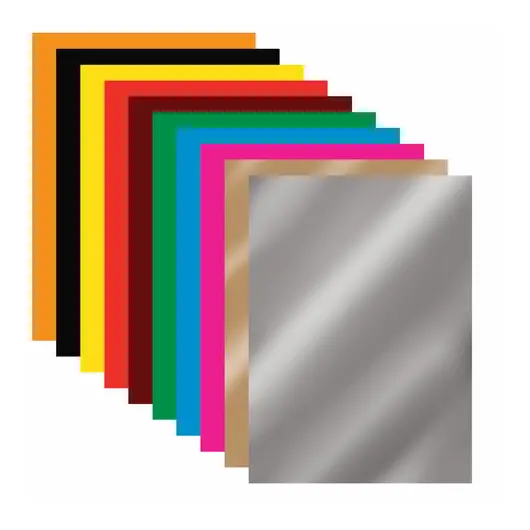 Цветная бумага А4 мелованная (глянцевая), ВОЛШЕБНАЯ, 10 листов 10 цветов, на скобе, BRAUBERG, 200х275 мм (2 вида), 124786, фото 2