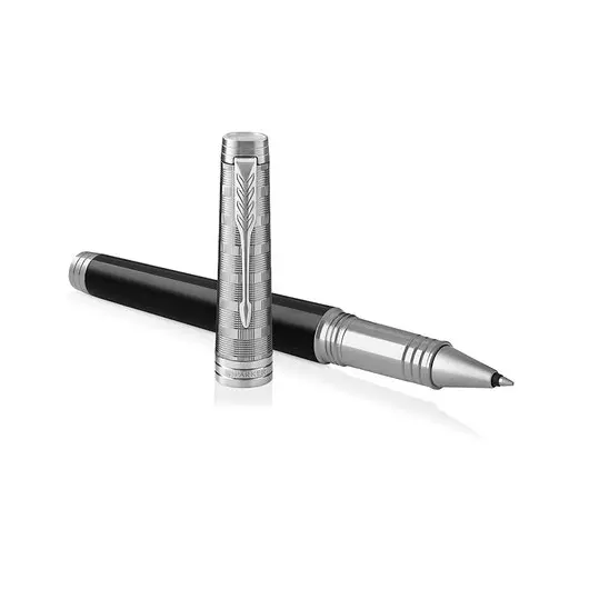 Ручка-роллер PARKER &quot;Premier Custom Tartan Lacquer &amp; Metal ST&quot;, корпус черный, палладиевые детали, черная, 1931419, фото 6