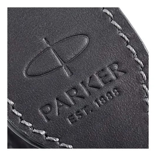 Чехол для ручки PARKER, натуральная кожа, черный, 2019014, фото 4