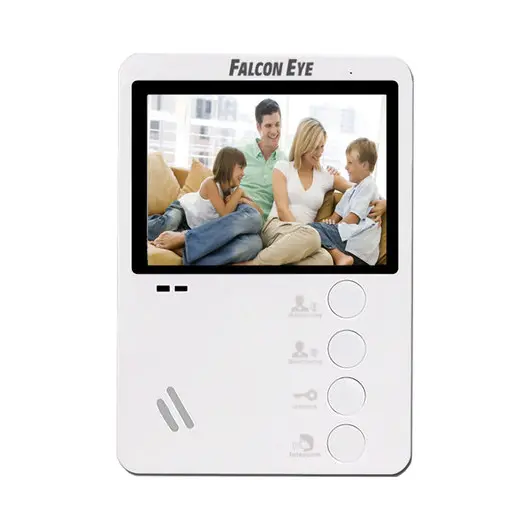 Видеодомофон FALCON EYE FE-43C, дисплей 4,3&quot; TFT; механические кнопки, белый, 00-00109304, фото 2