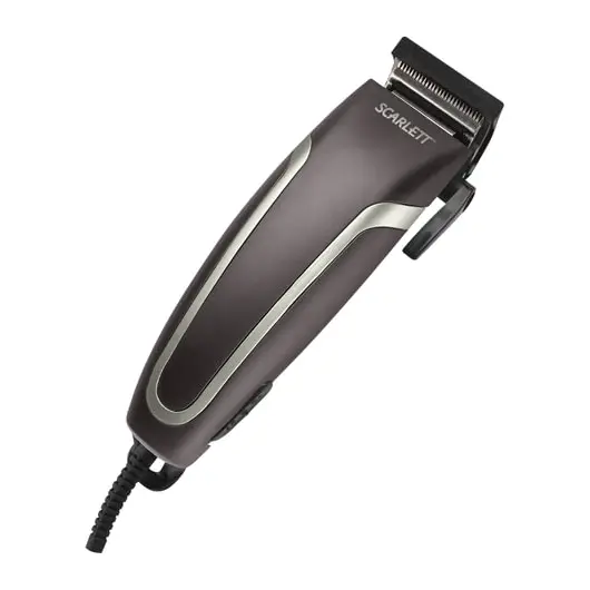 Машинка для стрижки волос SCARLETT SC-HC63C07, мощность 13 Вт, 4 насадки, сеть, пластик, черная, фото 1