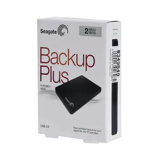 Диск жесткий внешний HDD SEAGATE &quot;Original BackUp Plus&quot;, 2 TB, 2,5&quot;, USB 3.0, черный, STDR2000200, фото 2
