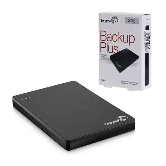 Диск жесткий внешний HDD SEAGATE &quot;Original BackUp Plus&quot;, 2 TB, 2,5&quot;, USB 3.0, черный, STDR2000200, фото 1